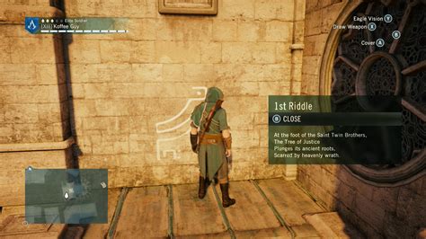 ac unity lowly sinners riddle